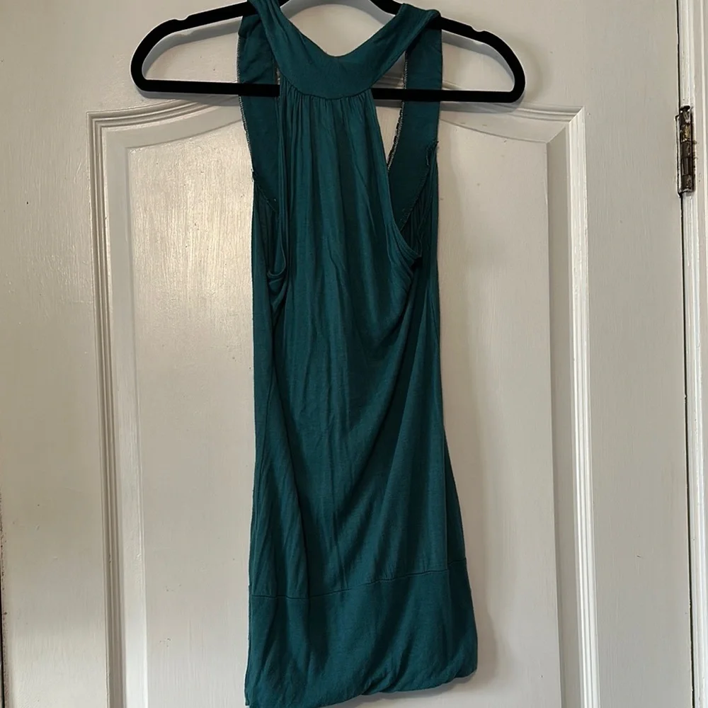 Charlotte Russe Teal Embellished Tank Top - Picture 5 of 5